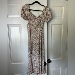 Reformation floral midi dress